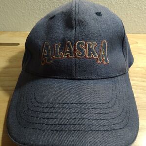 Vintage Alaska Spell Out Logo Strap Back Hat